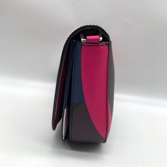 Kate Spade Pink Multi Leather Laurel Way Ego Spotlight Crossbody Bag - Picture 4 of 11